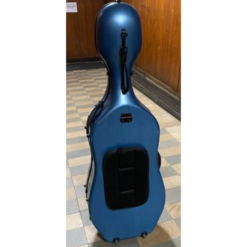 Astuccio Cello 4/4 Bruck-Gao 1029C Blu con portamusica