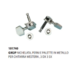 Meccaniche per Chitarra Acustica 3+3