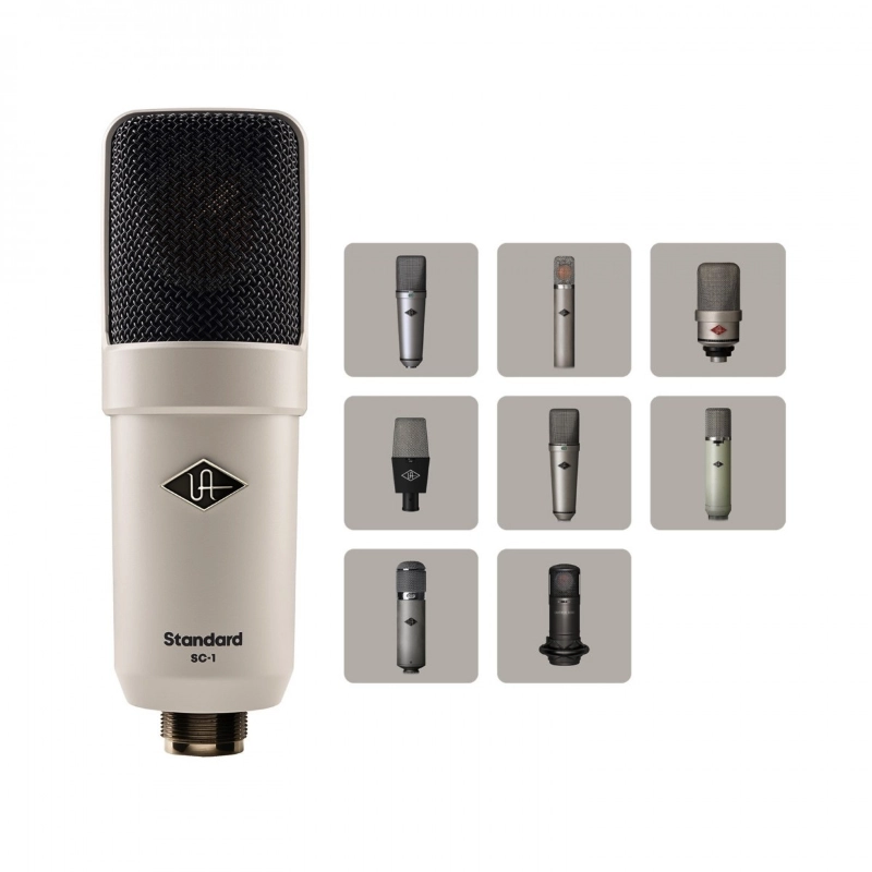 Universal Audio SC1 Microfono a Condensatore Professionale con Plug-In Hemisphere Mic Modeling