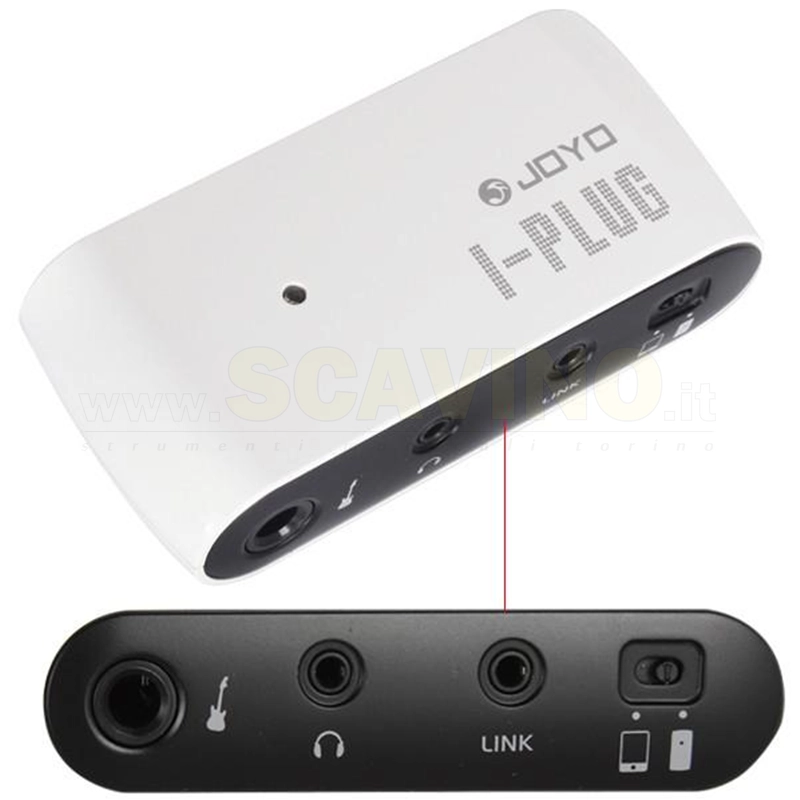 Joyo I-Plug Amplificatore per cuffie con IN chitarra e MP3