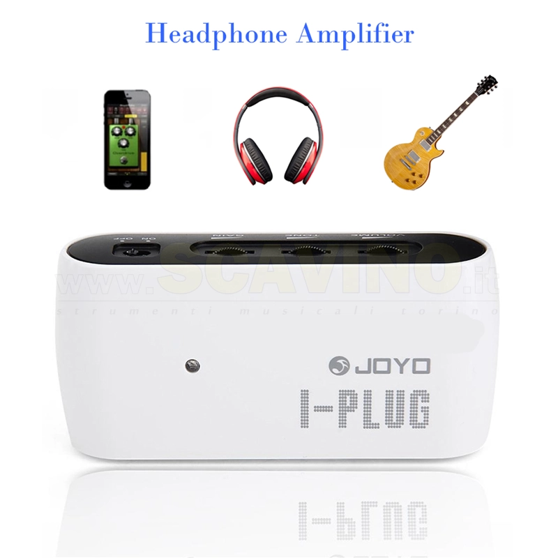 Joyo I-Plug Amplificatore per cuffie con IN chitarra e MP3