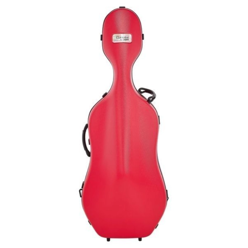 BAM 1001SWR CUSTODIA CLASSIC" PER VIOLONCELLO - CON RUOTE - RED"