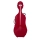 BAM 1001SWRG CUSTODIA CLASSIC" PER VIOLONCELLO - CON RUOTE - POMEGRANATE RED"