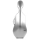 BAM DEF1005XLA CUSTODIA HIGHTECH LA DEFENSE OBLONG PER VIOLONCELLO - BRUSHED ALUMINUM