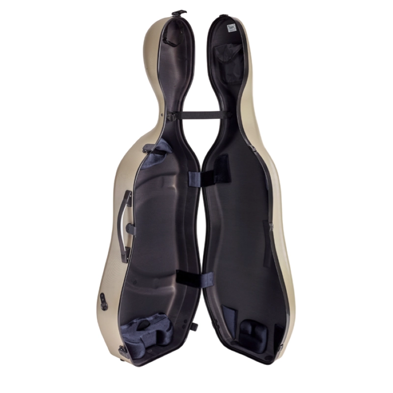 BAM SUP1005XLCN CUSTODIA HIGHTECH SUPREME IN POLICARBONATO PER VIOLONCELLO - CHAMPAGNE - BLACK