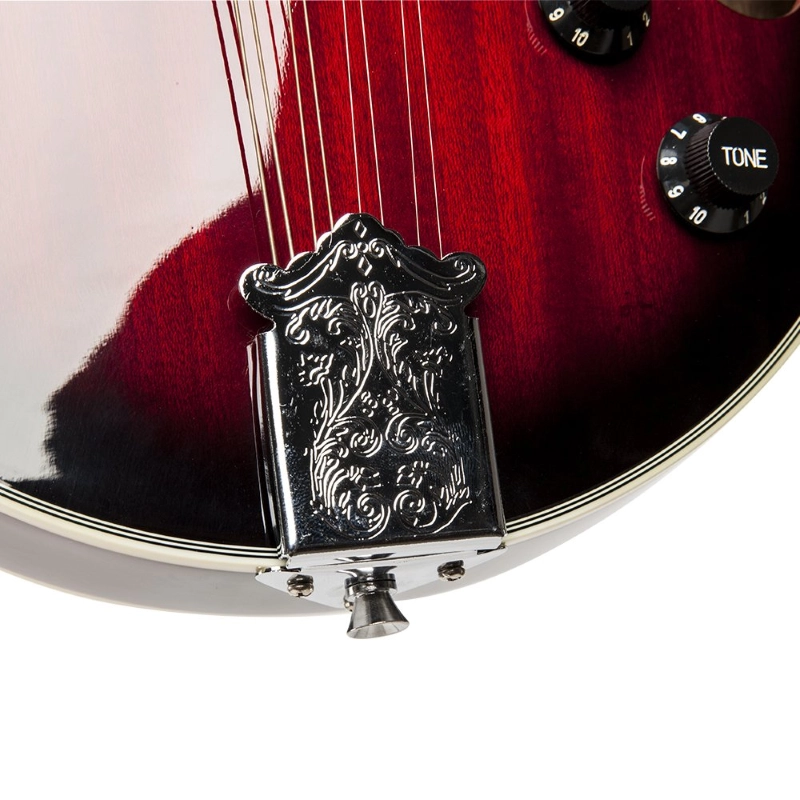 Stagg M50E Red Burst Mandolino Elettrico bluegrass