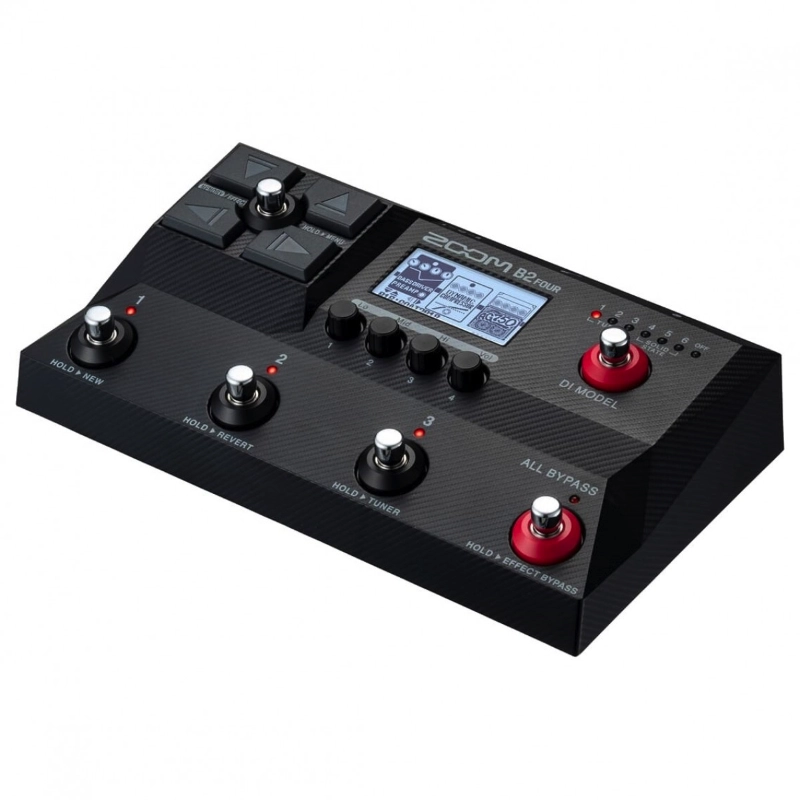 Zoom B2 FOUR Emulatore di Amplificatori ed Effetti per Basso