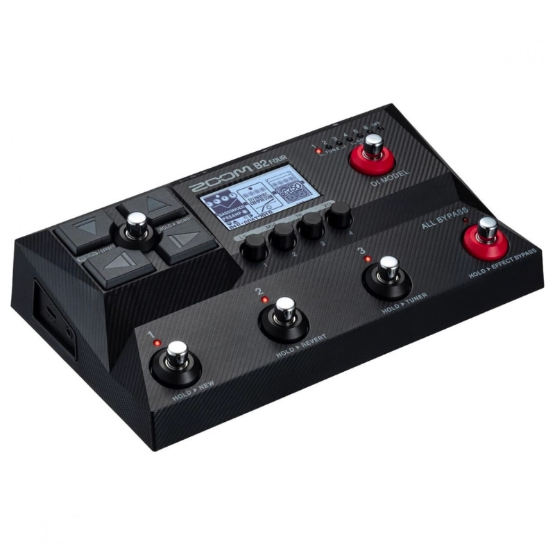 Zoom B2 FOUR Emulatore di Amplificatori ed Effetti per Basso