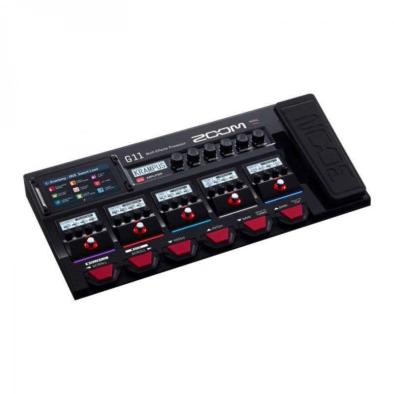 Zoom G11 Pedaliera Multieffetti per Chitarra con Simulatore di Amplificatori e Interfaccia Audio