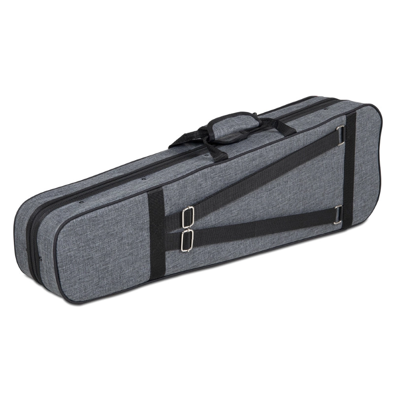 PURE GEWA Astuccio Sagomato per Violino 4/4 Grigio/Viola