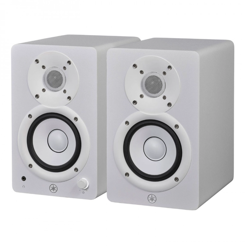 Yamaha HS4W White Coppia di Monitor Attivi Bass-Reflex 4.5" 52W Bianchi