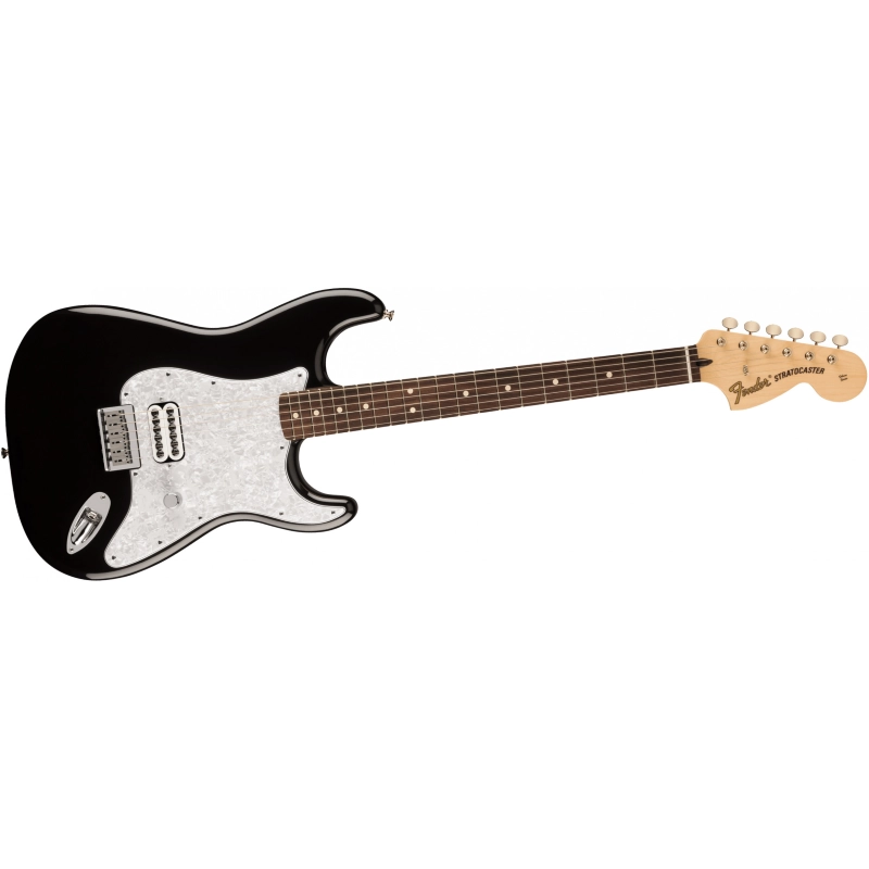 Fender Limited Edition Tom Delonge Stratocaster®, Rosewood Fingerboard, Black 0148020306