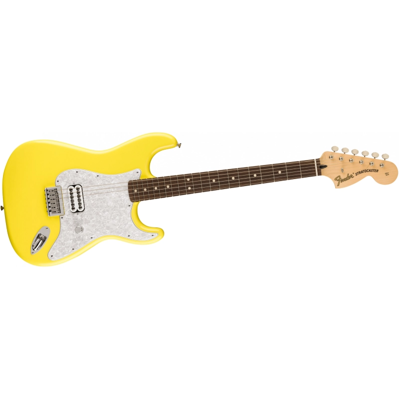 Fender Limited Edition Tom Delonge Stratocaster®, Rosewood Fingerboard, Graffiti Yellow 0148020363