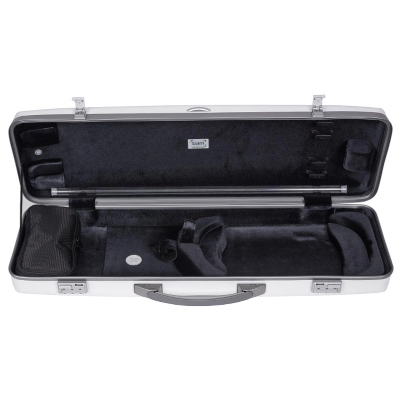 Bam ICE2018XLWS CUSTODIA HIGHTECH" ICE SUPREME OBLONG PER VIOLINO - WHITE- SILVER VERSION"