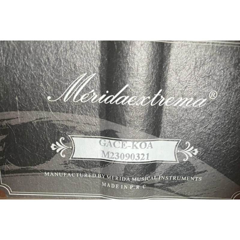 MERIDA GACE-Koa CHITARRA ACUSTICA ELETTRIFICATA