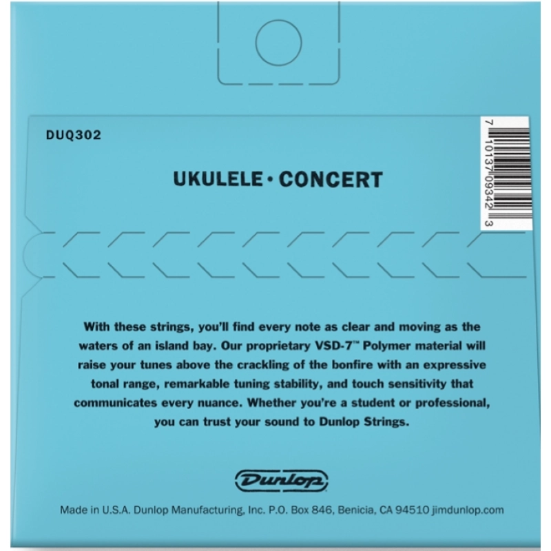 Dunlop DUQ302 Corde per Ukulele Concerto Pro