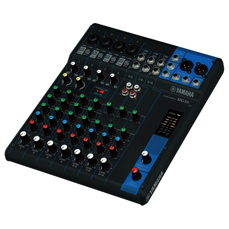 Yamaha MG10 Mixer Analogico 10 Canali con Alimentazione Phantom