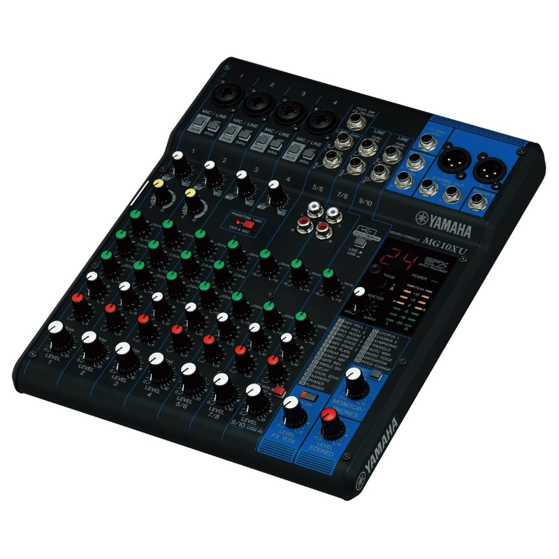 Yamaha MG10XU Mixer 10 Canali USB con Alimentazione Phantom ed Effetti