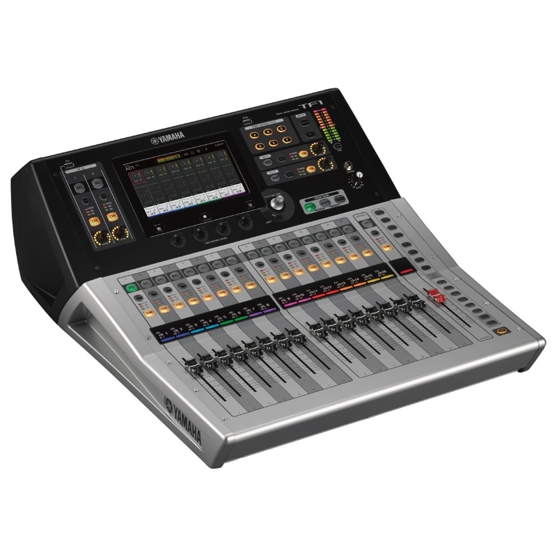 Yamaha TF1 Mixer Digitale 16 Canali con 40 Input e 17 Fader Motorizzati + Nuendo Live