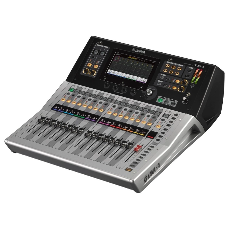 Yamaha TF1 Mixer Digitale 16 Canali con 40 Input e 17 Fader Motorizzati + Nuendo Live