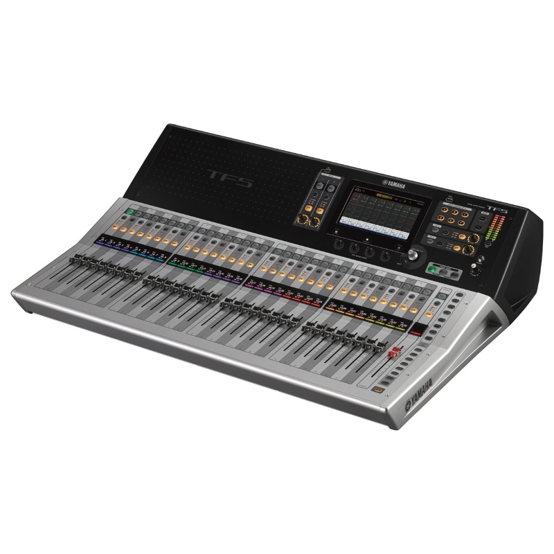 Yamaha TF5 Mixer Digitale 32 Canali con 48 Input e 33 Fader Motorizzati + Nuendo Live