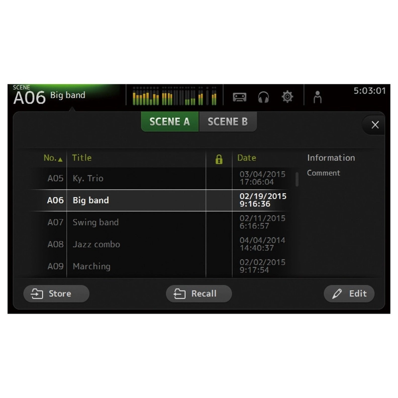 Yamaha TF5 Mixer Digitale 32 Canali con 48 Input e 33 Fader Motorizzati + Nuendo Live