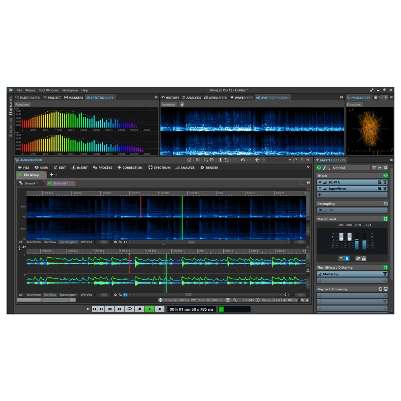 steinberg wavelab 12 pro screen 3