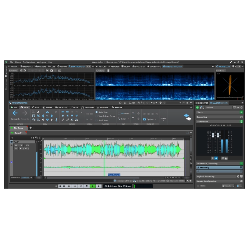 steinberg wavelab 12 pro screen 4