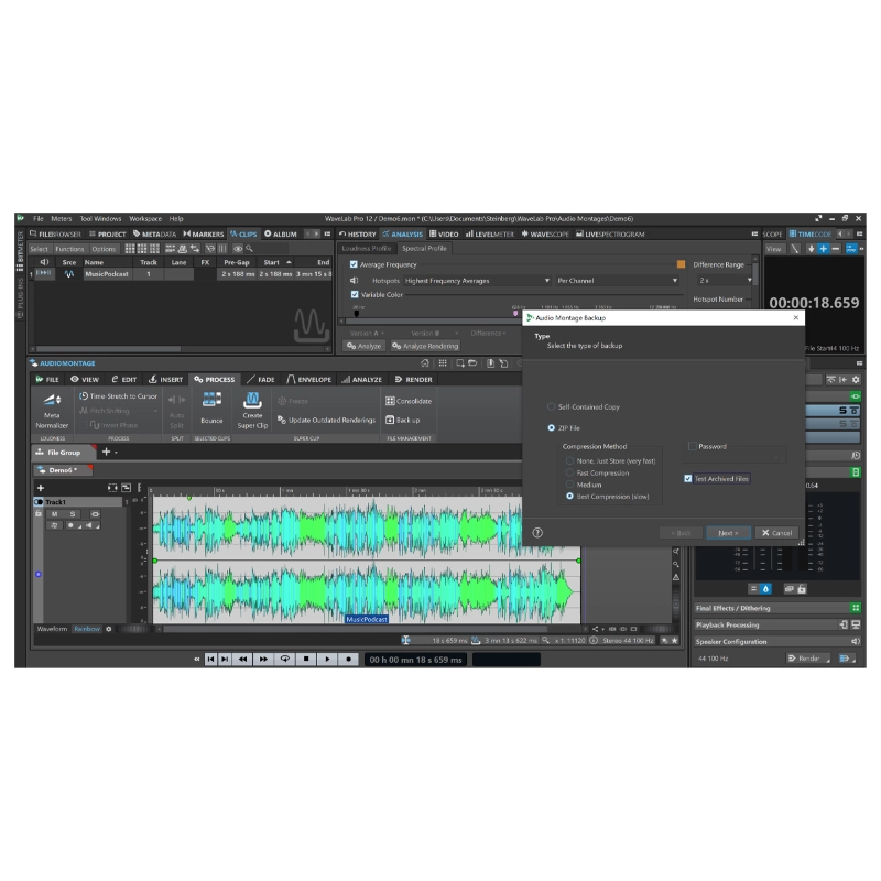 steinberg wavelab 12 pro screen 7