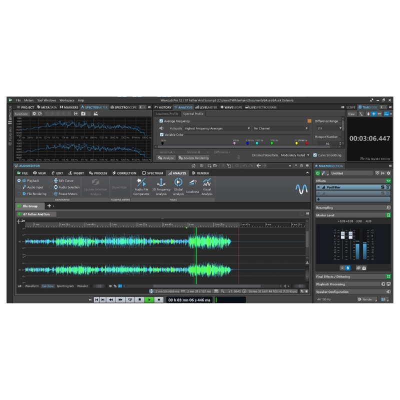 steinberg wavelab 12 pro screen