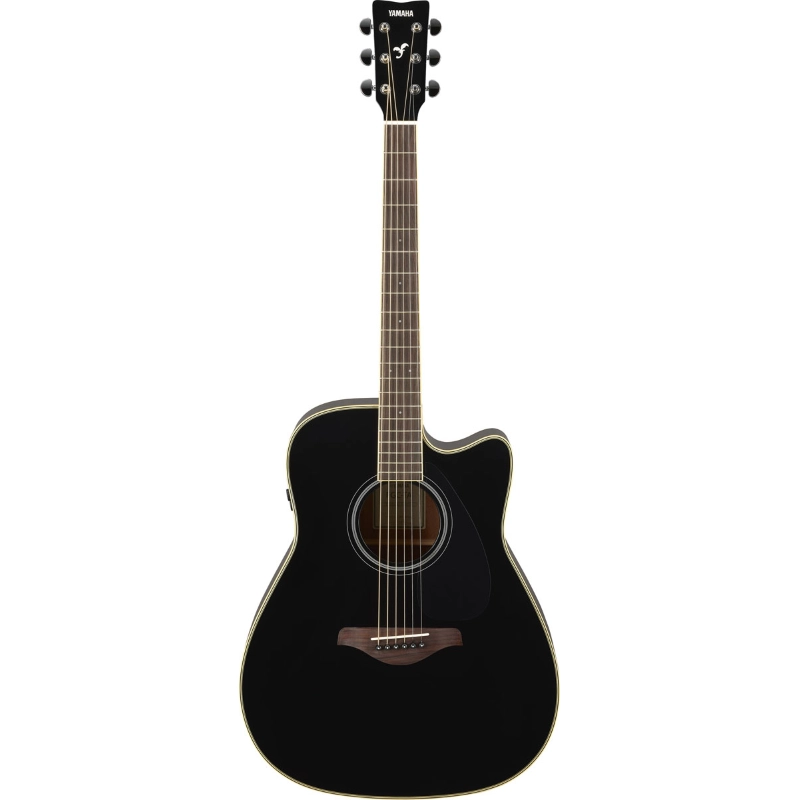 Yamaha FGCTA BL Chitarra TransAcoustic Finitura Nera