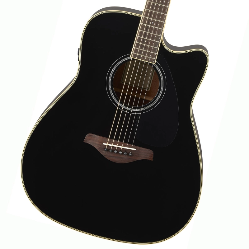 Yamaha FGCTA BL Chitarra TransAcoustic Finitura Nera