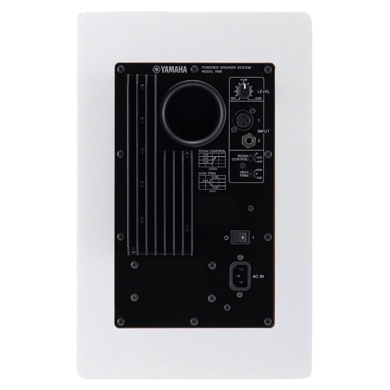 Yamaha HS8W Monitor Attivo 2 Vie 8"/1" 120W Bianco