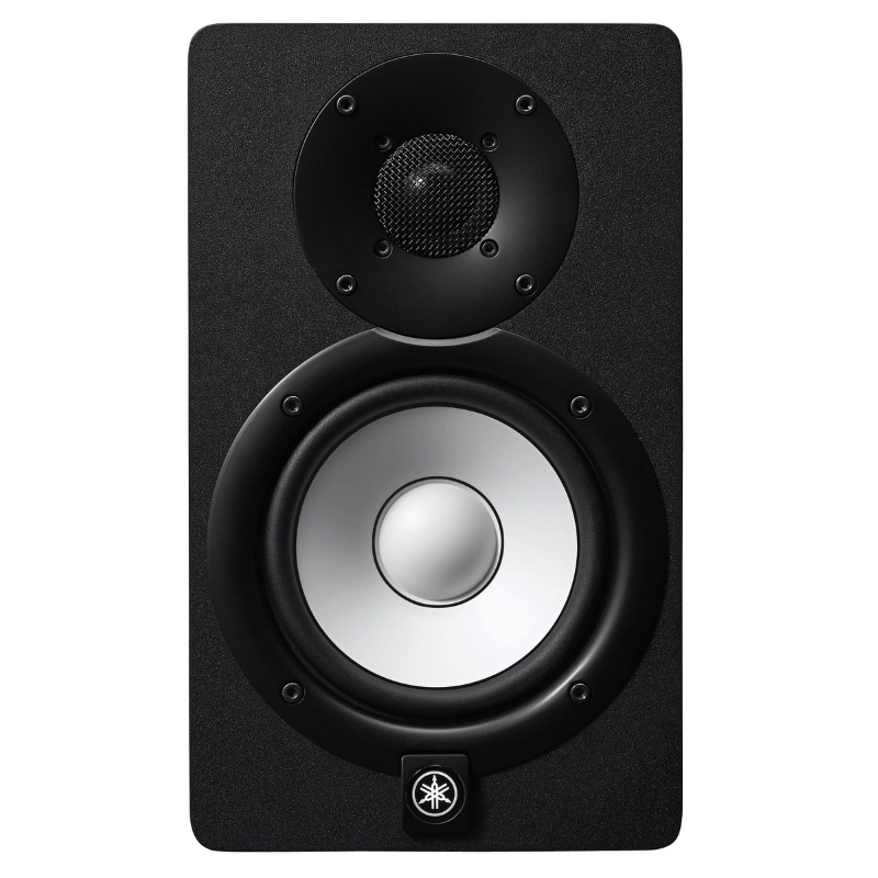 Yamaha HS5 Risparmio 4 Coppia di Monitor da Studio con 4 Cavi XLR-XLR e Pad Isolanti Subwoofer Nero