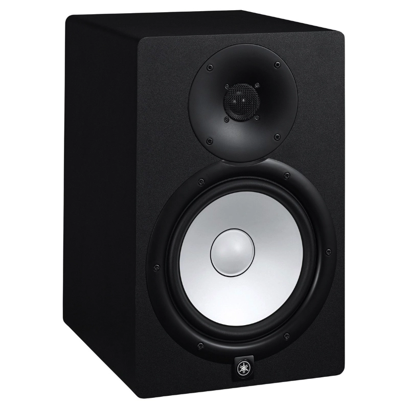 Yamaha HS8 Risparmio 4 Coppia di Monitor da Studio con 4 Cavi XLR-XLR e Pad Isolanti Subwoofer Nero