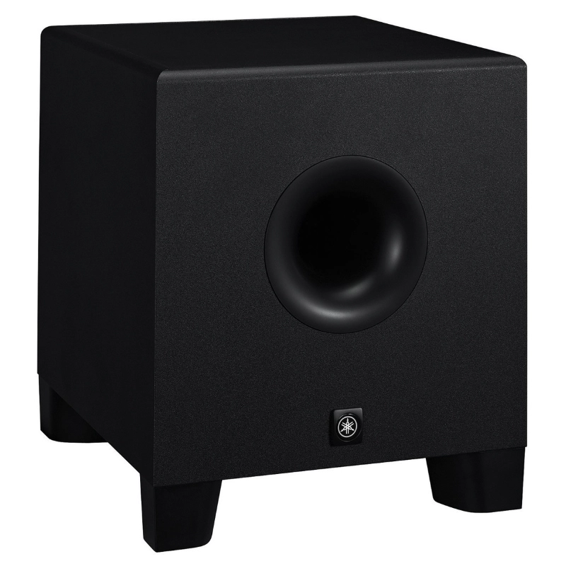 Yamaha HS8 Risparmio 4 Coppia di Monitor da Studio con 4 Cavi XLR-XLR e Pad Isolanti Subwoofer Nero