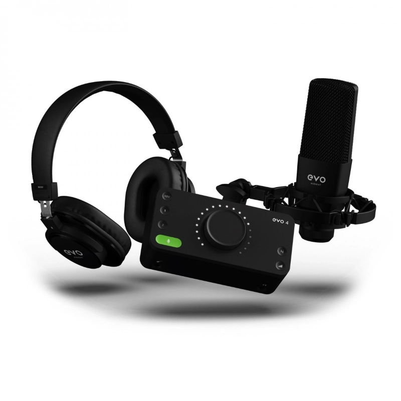 Audient EVO4 Start recording Bundle Pack Registrazione Home Studio