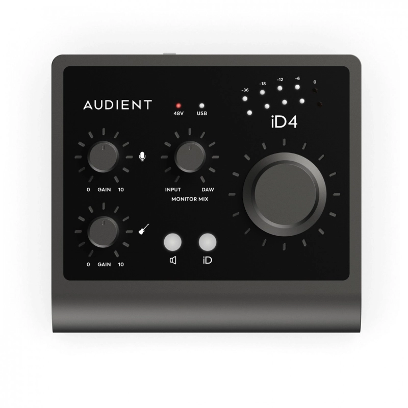 Audient ID4 MKII Interfaccia Audio USB-C 2 In - 2 Out con Preamp Microfonico