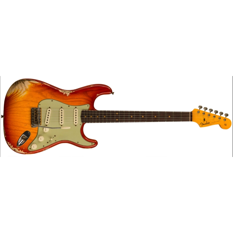 Fender Custom Shop Limited Edition '62 Strat - Heavy Relic - Aged Cherry Sunburst   9236081155
