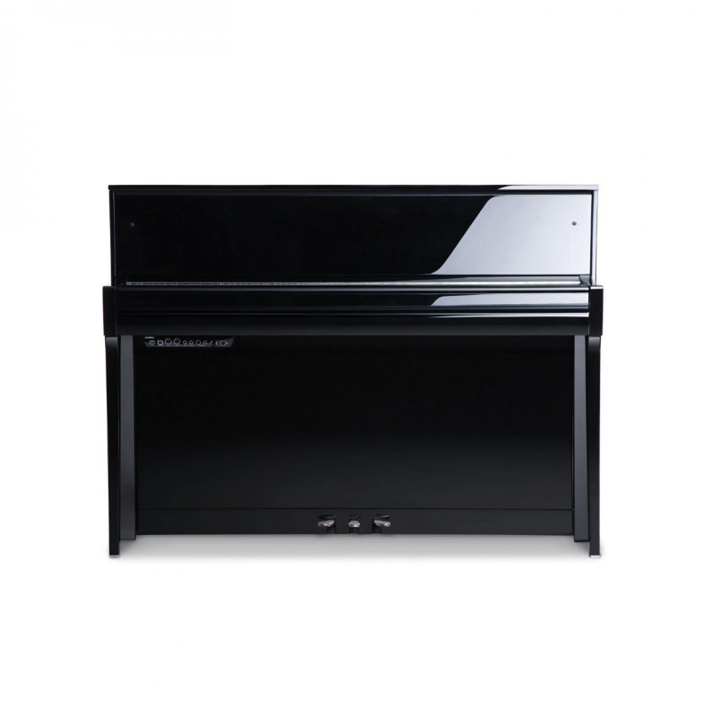 Kawai Novus NV5S Pianoforte Verticale Digitale Ibrido Nero Lucido
