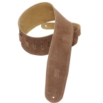 Levy's MS4-BRN Tracolla in pelle scamosciata Brown 3 1/2"