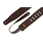 Levy's M26-DBR Tracolla in pelle conciata al cromo Dark Brown 2 1/2"