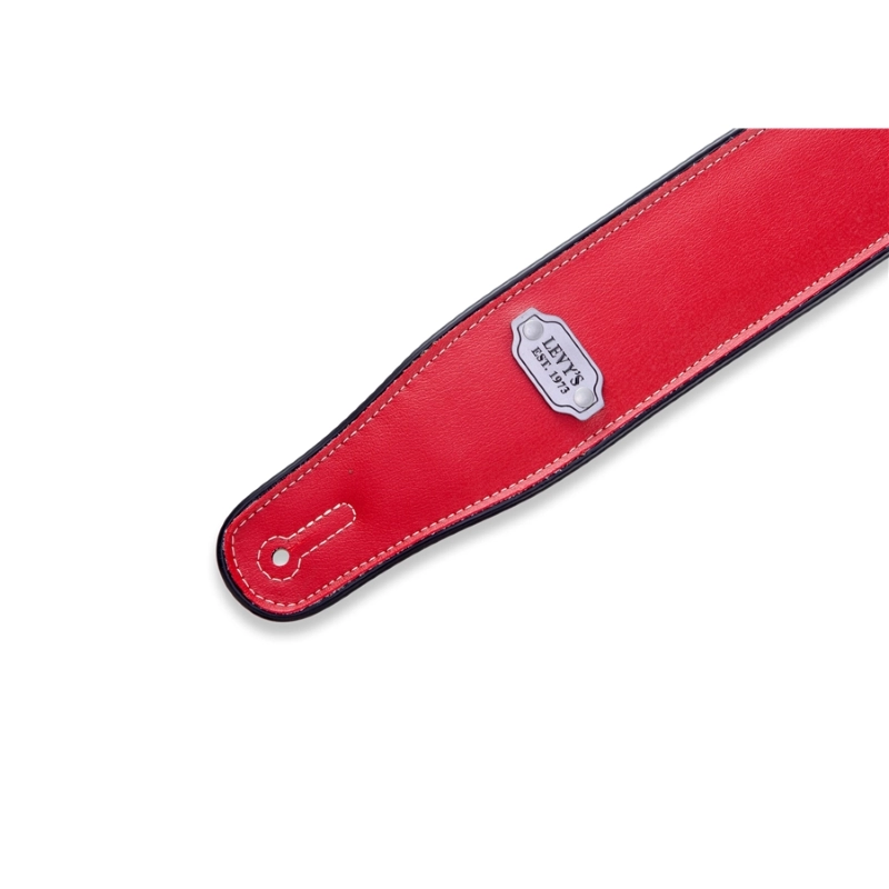 Levy's M26VP-RED_BLK Tracolla in vinile reversibile Red e Black 2 3/4"