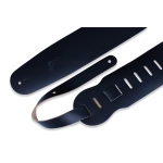 Levy's M4-BLK Tracolla in pelle pieno fiore Black 3 1/2"