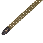 Levy's MC8TWEY-GRN Tracolla in cotone surato con occhielli in ottone Green 2"