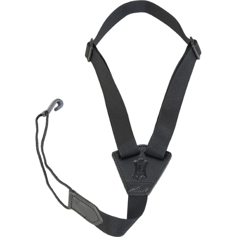 Levy's M20-BLK Tracolla Classica e Ukulele in nylon Black 1"