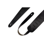 Levy's M60JR-BLK Tracolla Youth Guitar e Ukulele in pelle Black 2"