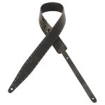 Levy's MV417ST-BLK Tracolla in pelle conciata al vegetale Black 2"