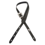 Levy's PM23W-BLK Tracolla in pelle conciata al vegetale Black 1"