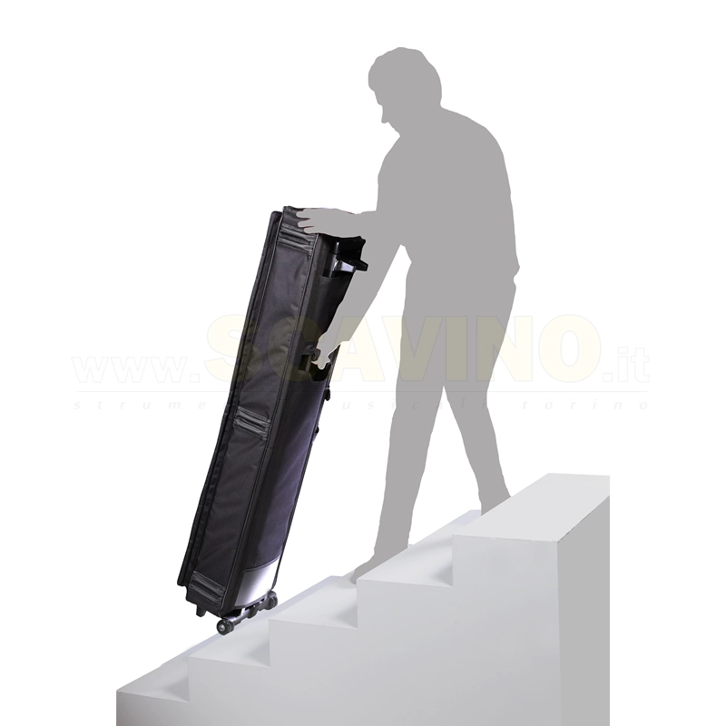 Stefy Line KT135 Borsa per tastiera con ruote 135 x 32 x 15  imbottitura 20mm